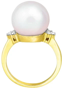 Zauberhafter Damenring mit Südsee-Perle