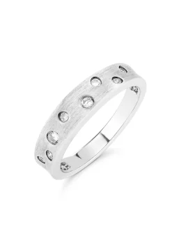 Zauberhafter Damenring mit synth. Zirkonia