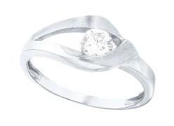 Zauberhafter Damenring mit synth. Zirkonia