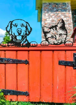 Zaunfigur aus Spezialstahl