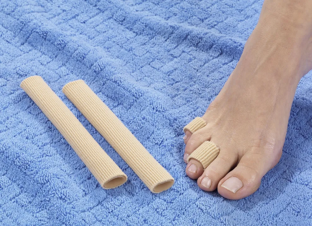 Zehenschutz, 2 Stück, mit Silikon-Innenseite