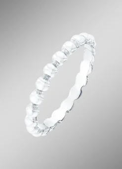 Zeitloser Damenring in Weißgold