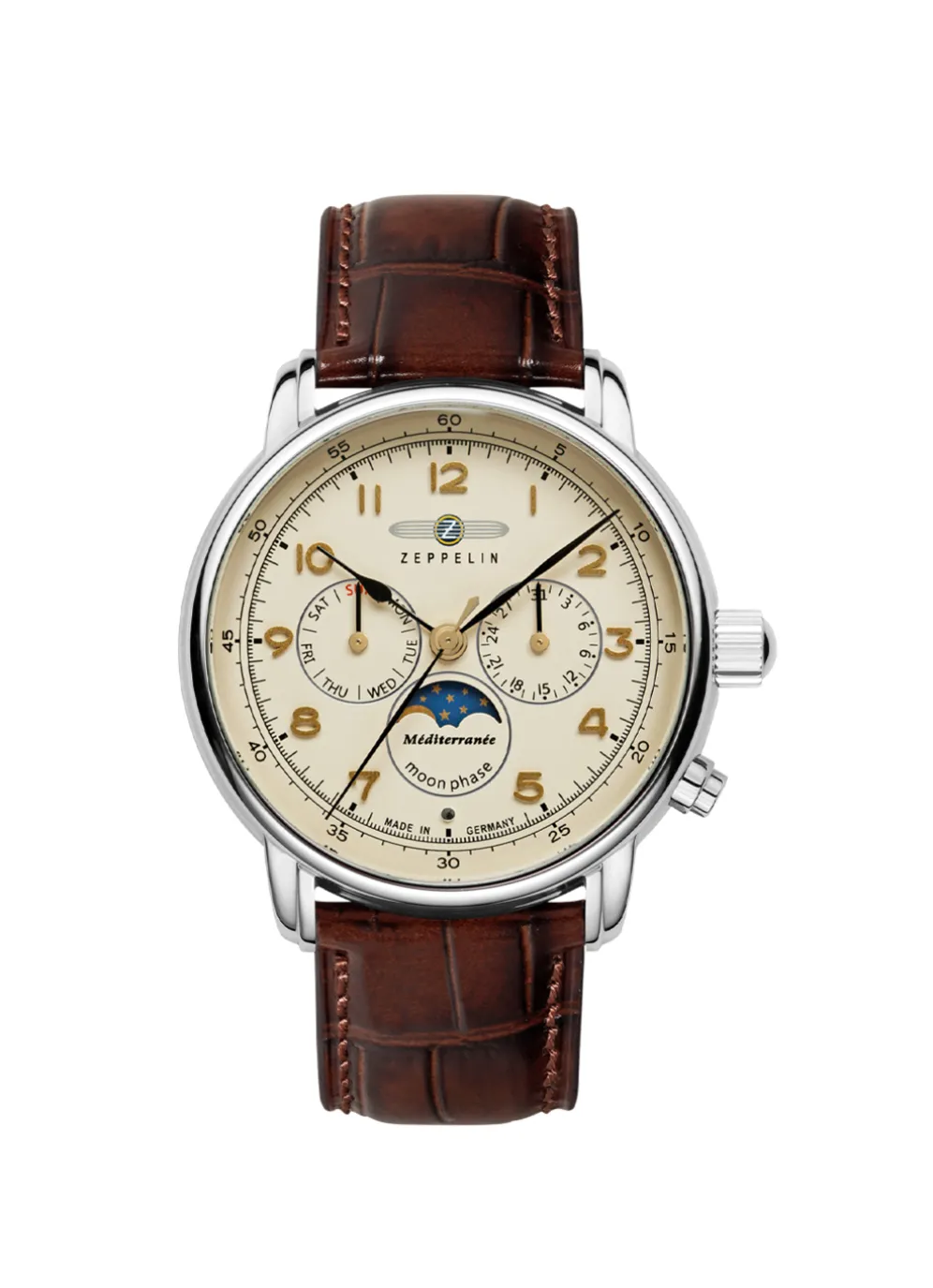 Zeppelin-Quartz-Partneruhren der Serie Méditerranée