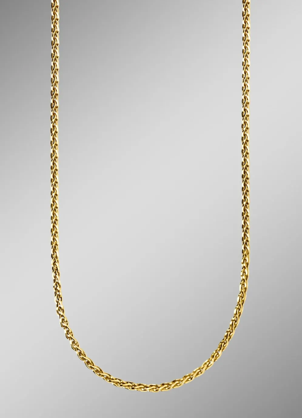 Zopfkette mit Federringverschluss