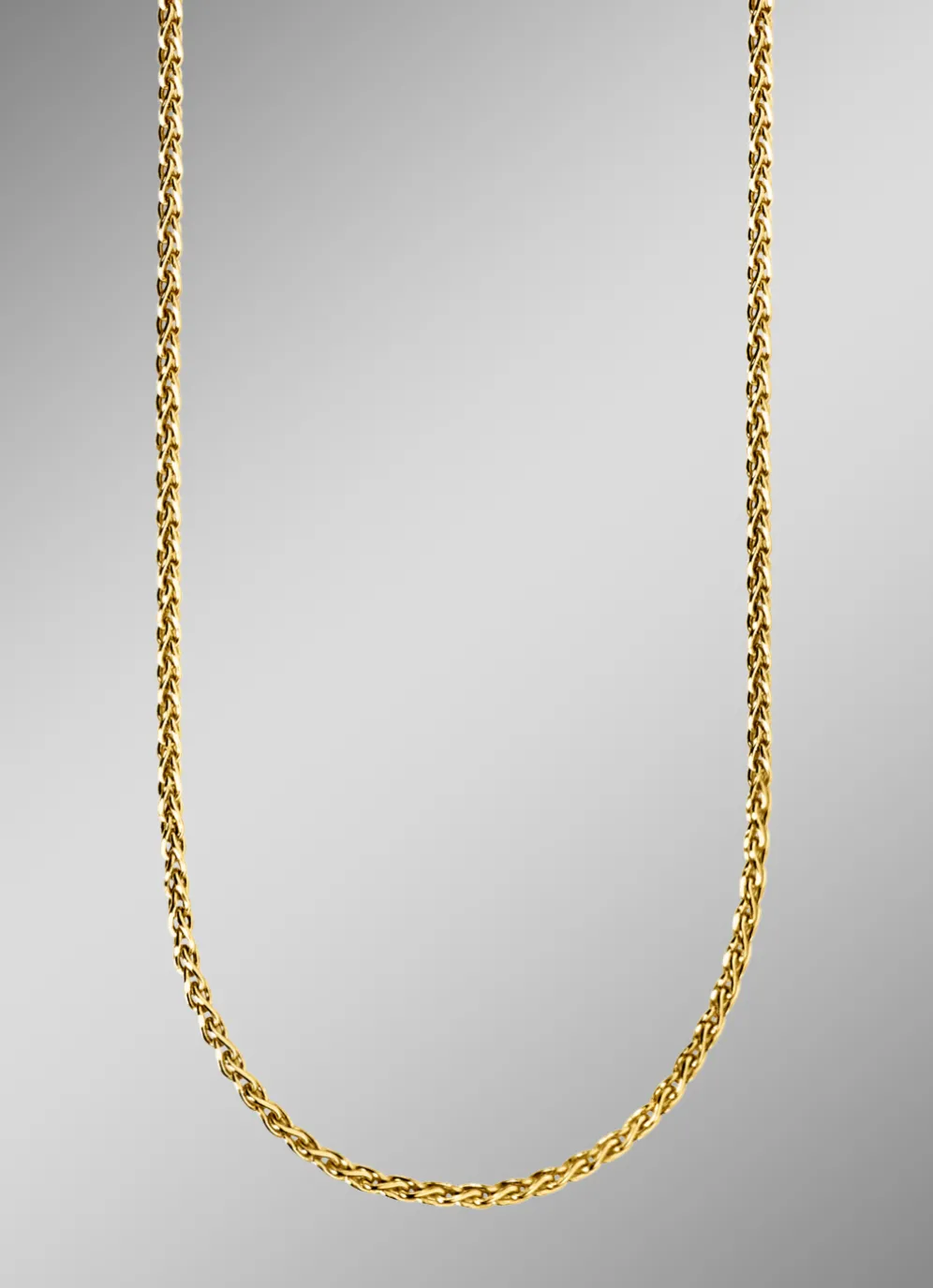 Zopfkette mit Federringverschluss