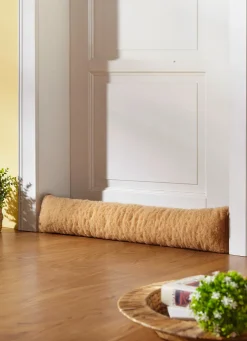 Zugluftstopper aus reiner Schurwolle