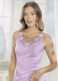 Zweierpack Hemden mit Stickereispitze