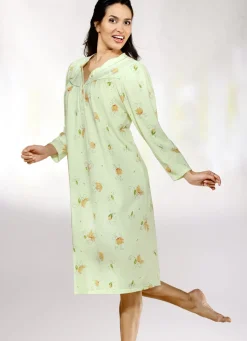 Zweierpack Nachthemden, Langarm mit Knopfleiste