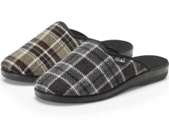 Zweierpack Pantoffeln aus weichem Textilmaterial