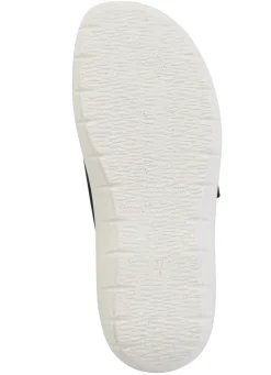 Zweierpack Pantoletten aus Nubuk- und Nappasynthetik