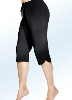 Zweierpack Schlaf- und Freizeithosen, wadenlang mit Durchzugsband