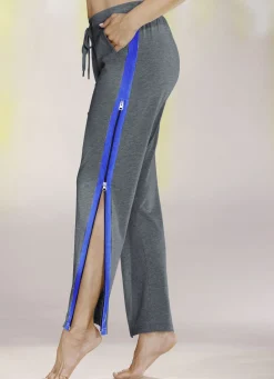 Zweierpack Schlaf- und Freizeithosen mit 2-Wege-Reißverschluss