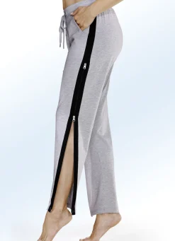 Zweierpack Schlaf- und Freizeithosen mit 2-Wege-Reißverschluss