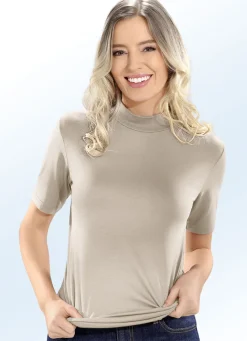 Zweierpack Shirts mit Stehkragen und kurzen Ärmeln