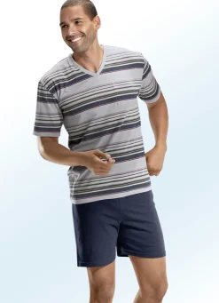 Zweierpack Shortys mit V-Ausschnitt und Brusttasche