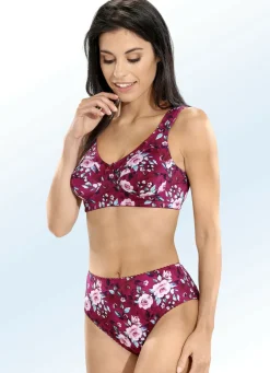 Zweierpack Slips mit farbharmonischem Floraldessin